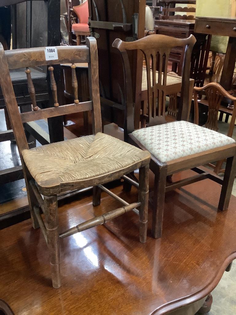 Two 19th century child's chairs